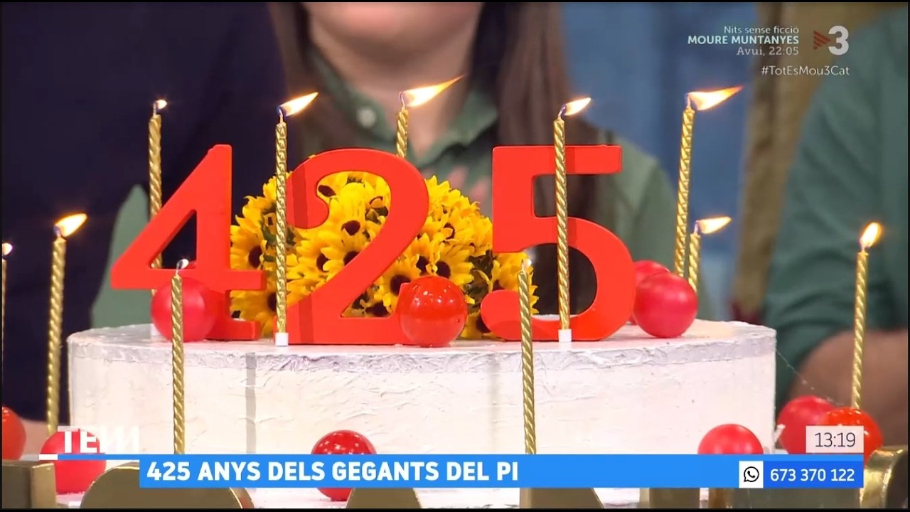 Gegants del Pi - 425 aniversari a TV3 (Tot Es Mou)