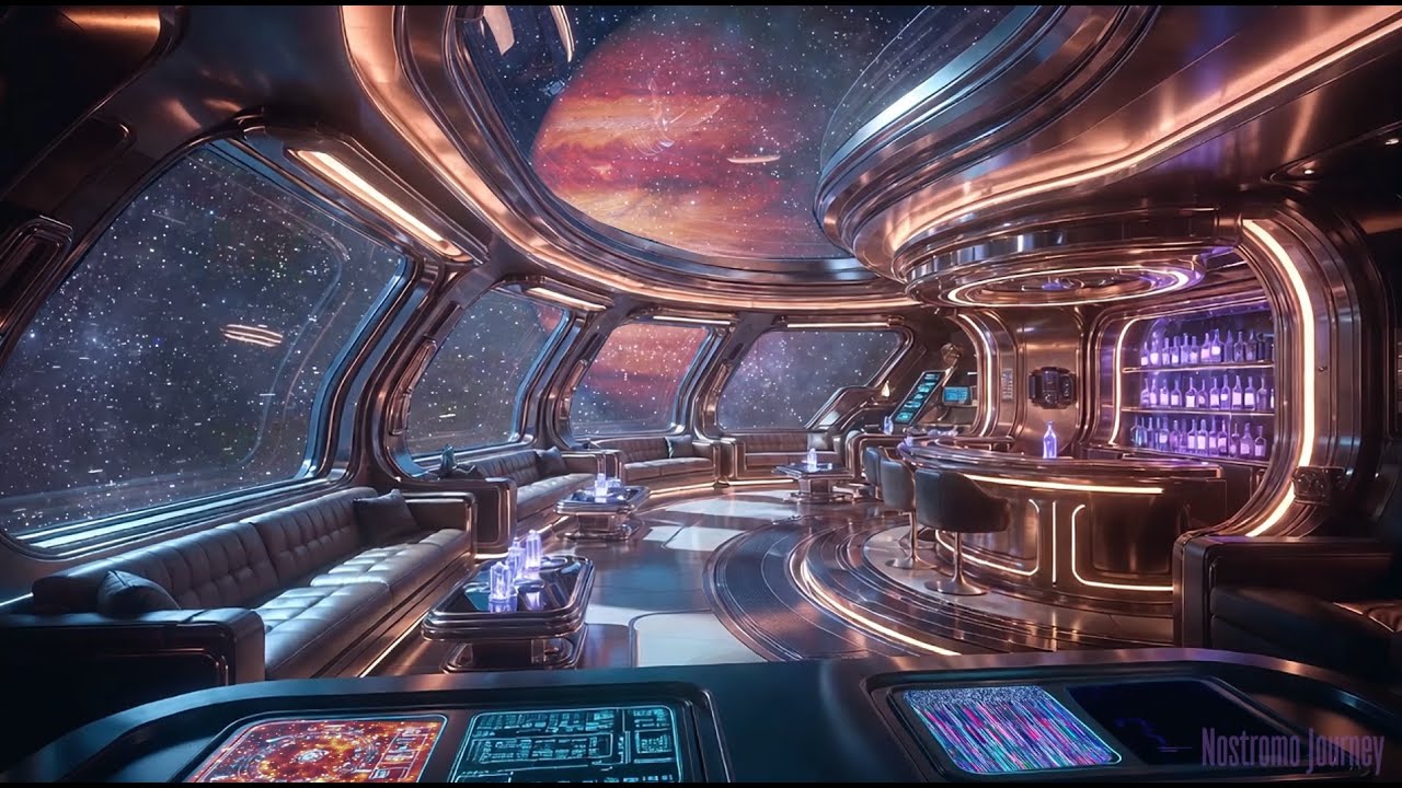 🚀 Nostromo Deep Vacuum 🌌 | Dark Sci-Fi ASMR for Night Sleep | Dark Ambient ASMR | 4K