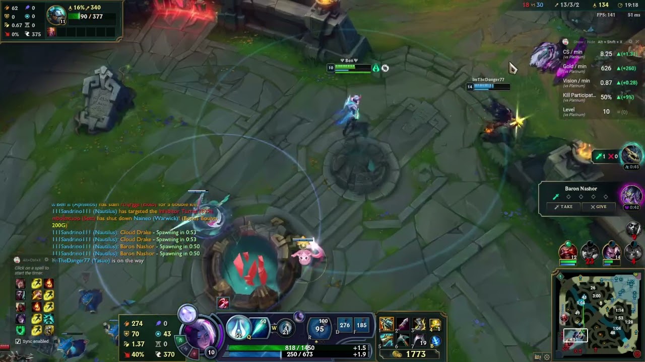Zed vs Aphelios Turret - League of Legends