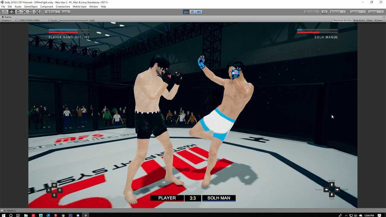 [Unity 2k18] Master Fighting System | WIP6