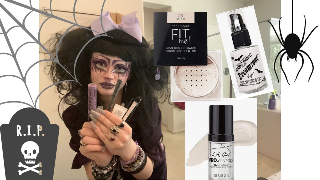 Goth makeup for baby bats!!(tips&tricks)