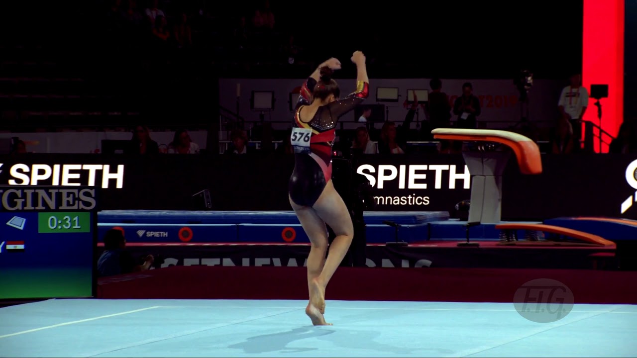 SALEM Farah (EGY) - 2019 Artistic Worlds, Stuttgart (GER) - Qualifications Floor Exercise
