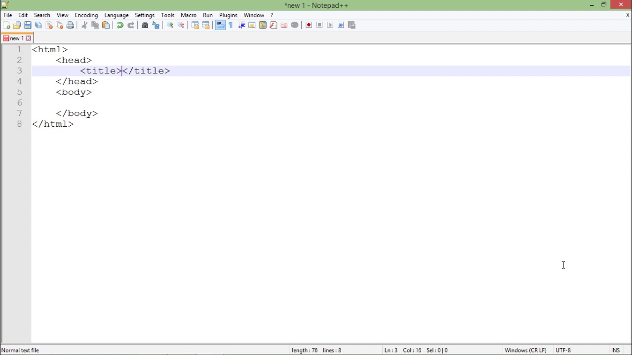 HTML5 - Basic Syntax