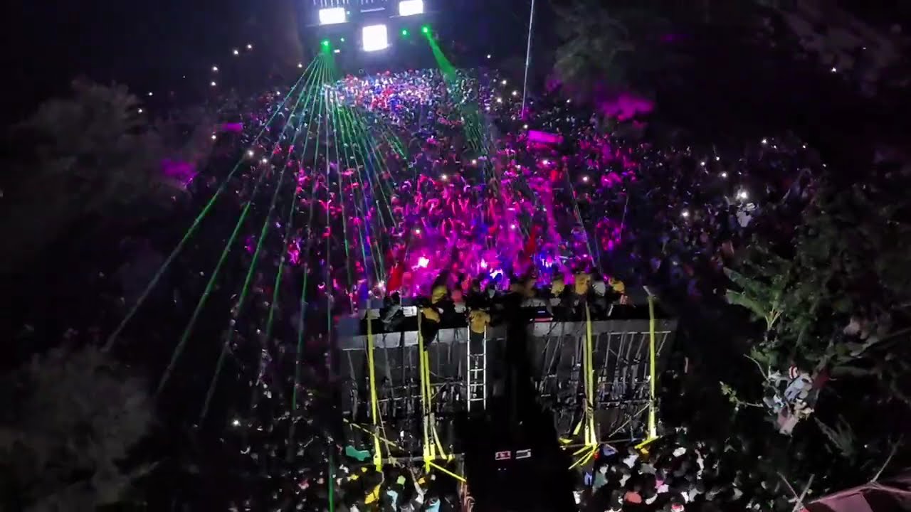 Power music vs SARZEN competition in motto mela // full crowd drone view 😍 #mottomela #djsarzen 