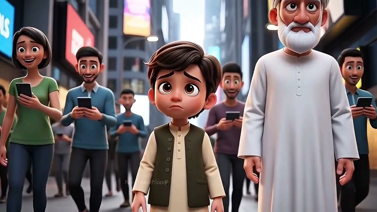 500 साल पहले का लड़का, आज की दुनिया में | क़यामत की निशानियाँ 🌛 Islamic cartoon। Islamic kids story
