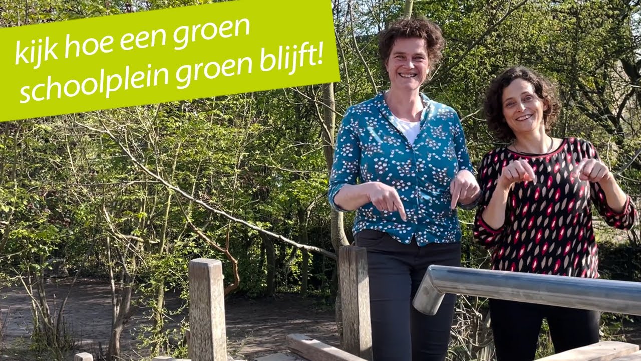 Hoe onderhoud je een groen schoolplein