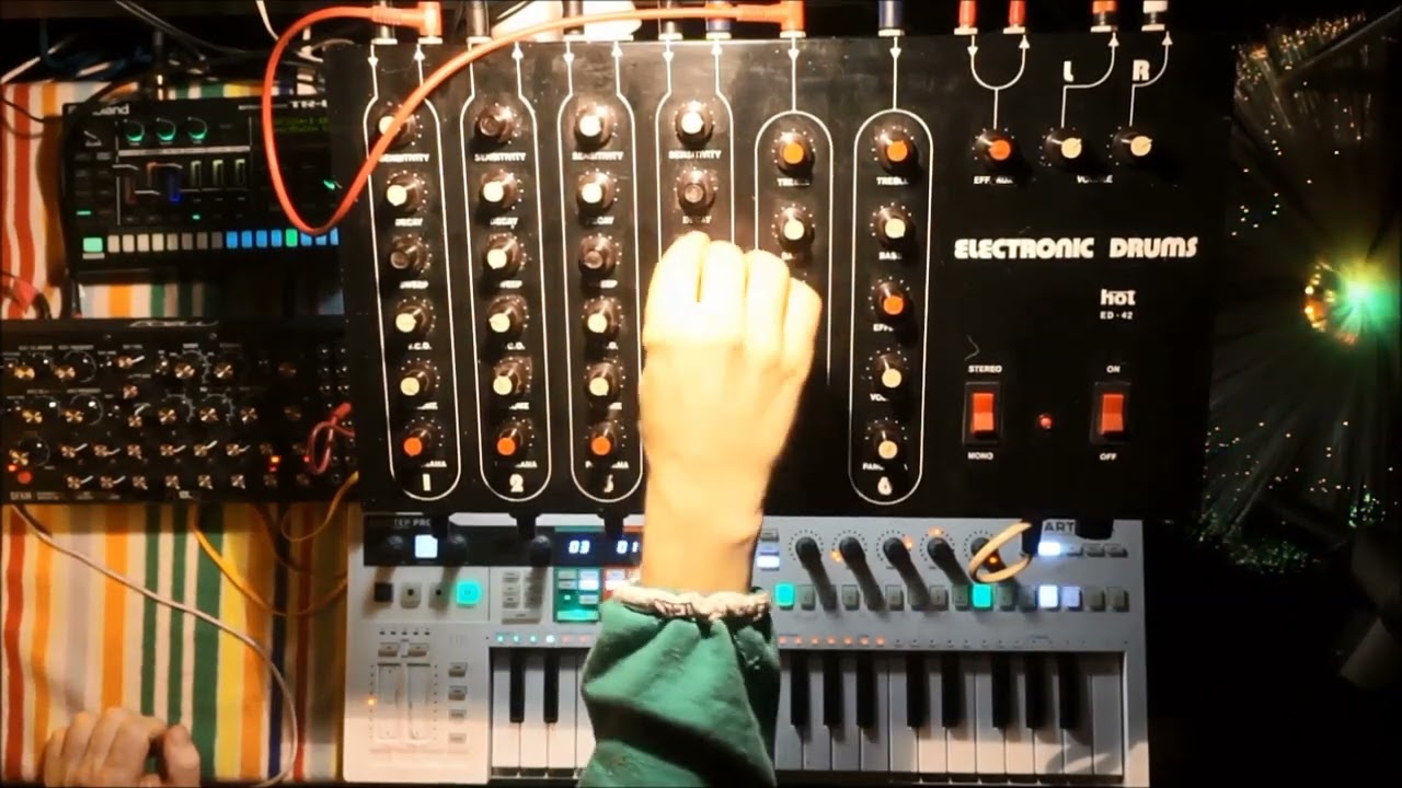 Rare Drum Electronic Synthesizer HOT ED-42 test