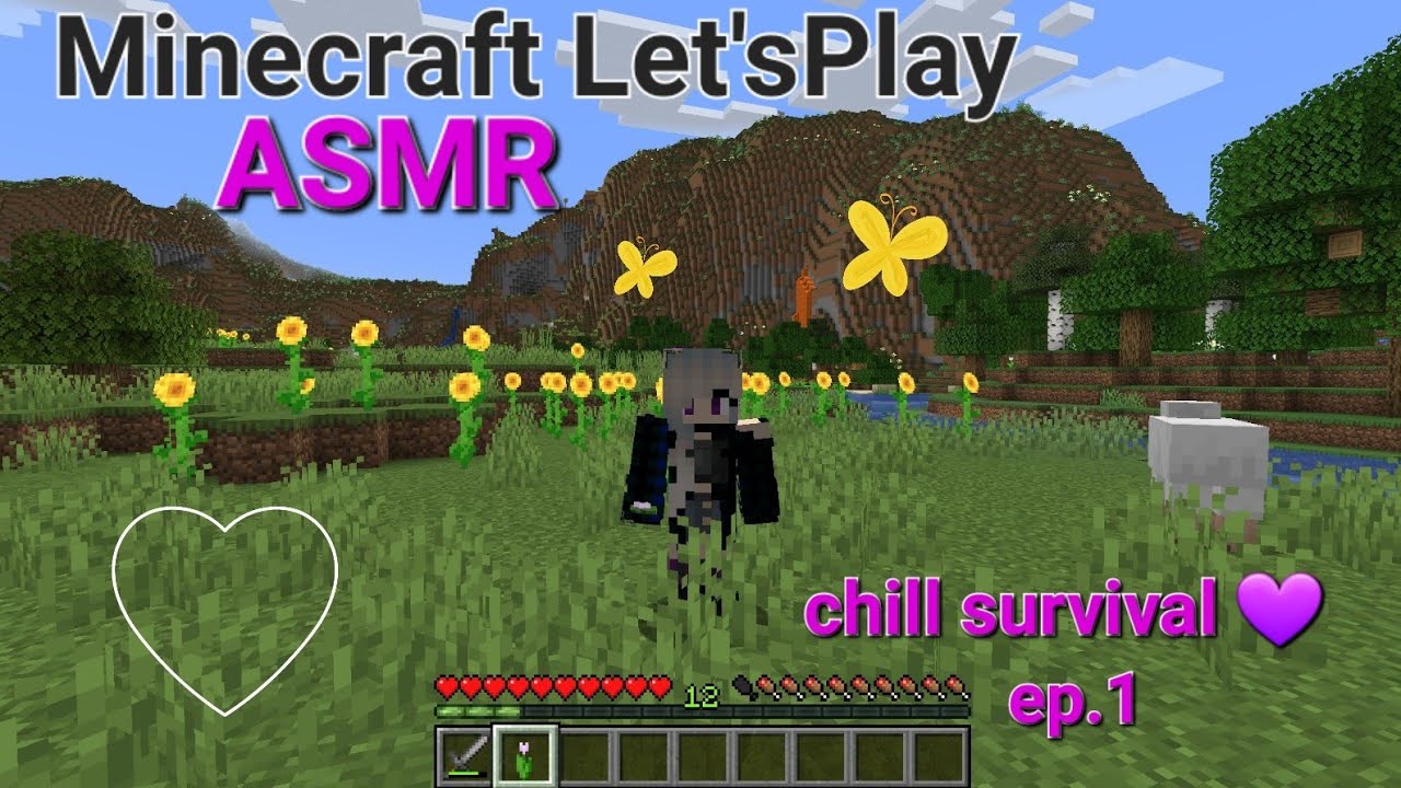 ASMR - Minecraft Let'splay! Yan's adventures - starting up