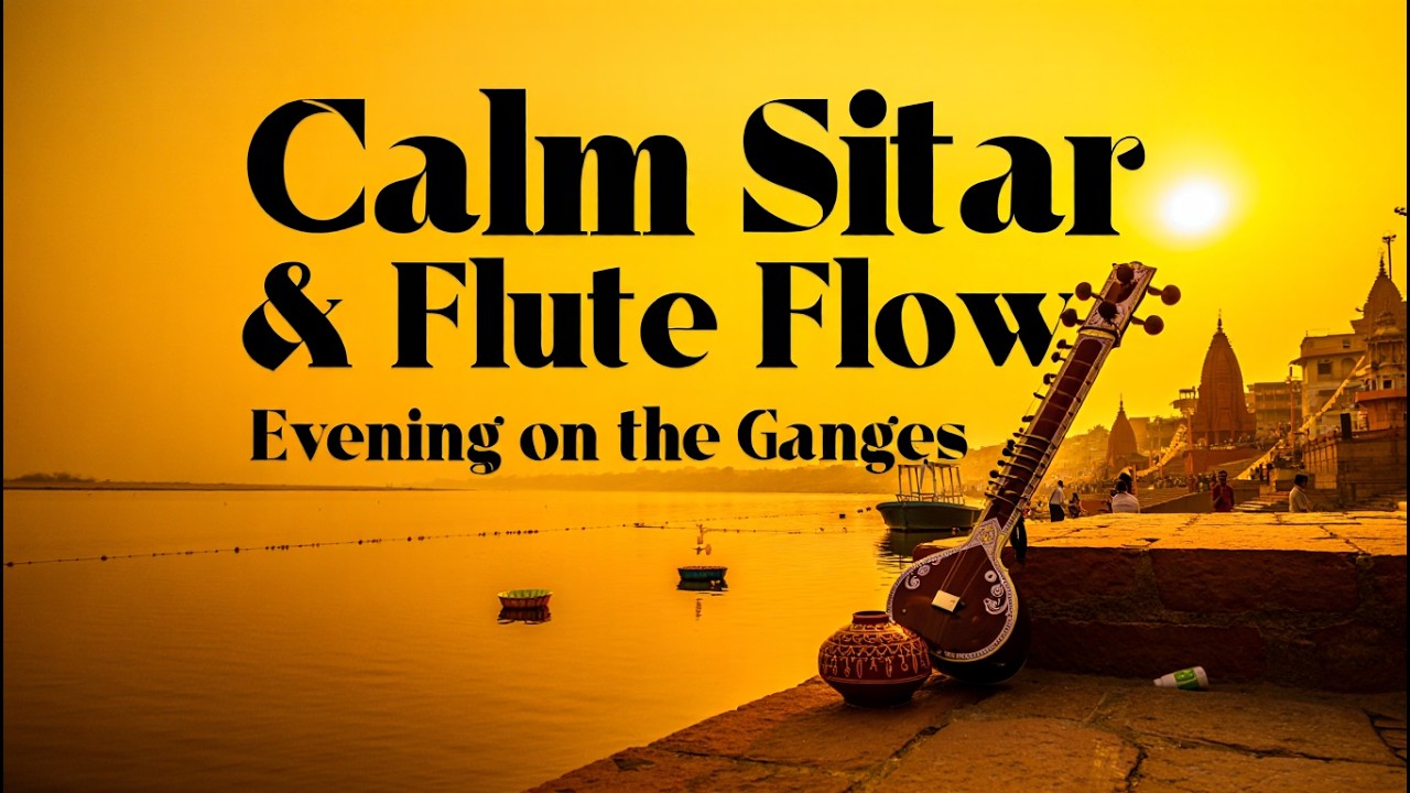 Evening on the Ganges – Calm Sitar & Flute Flow
