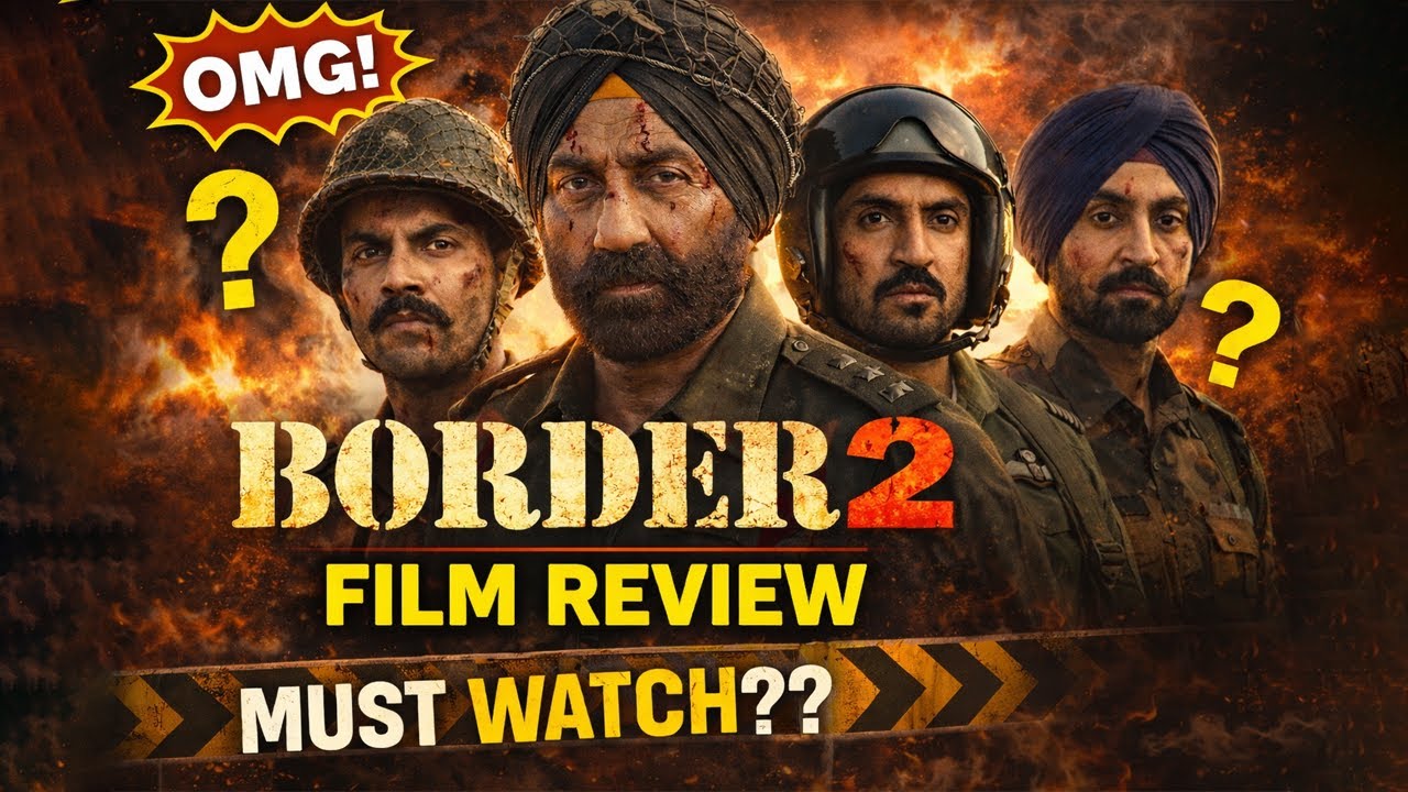 Border 2 Movie Review in Hindi | Sunny Deol की दमदार वापसी या निराशा? 