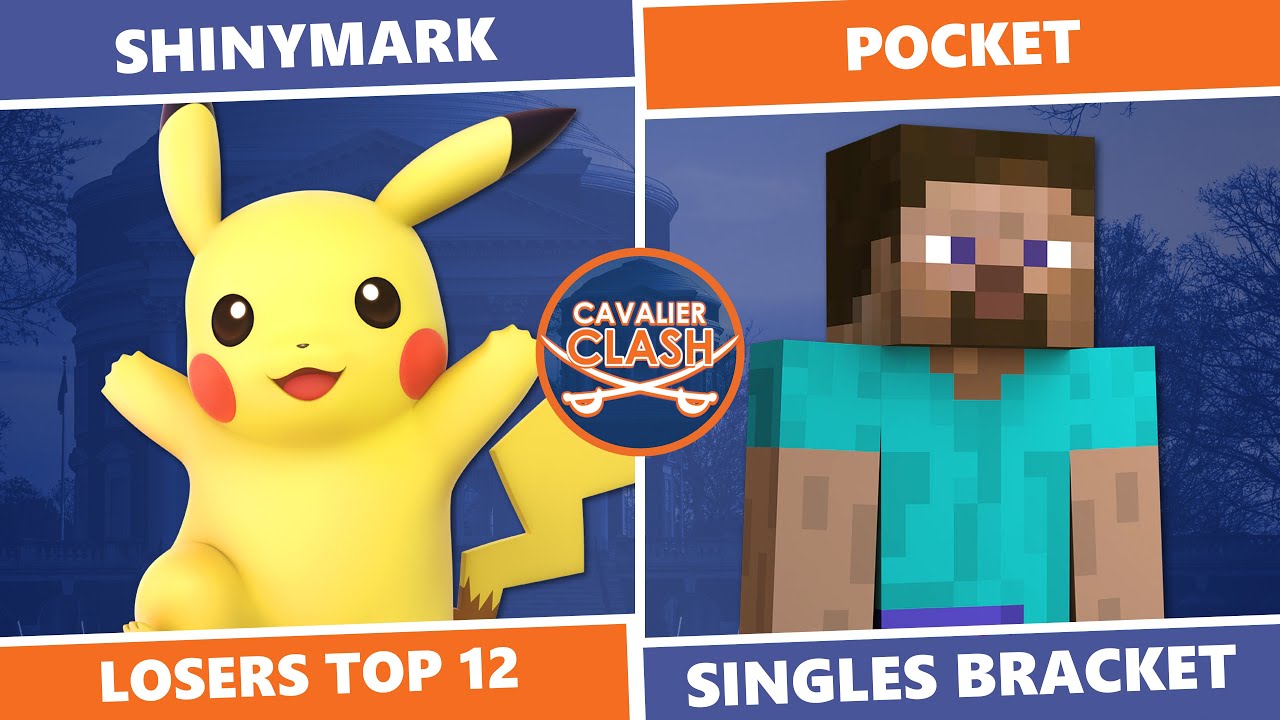 Cavalier Clash 6: 12 лучших проигравших — ShinyMark (Пикачу) против Pocket (Стив) SSBU