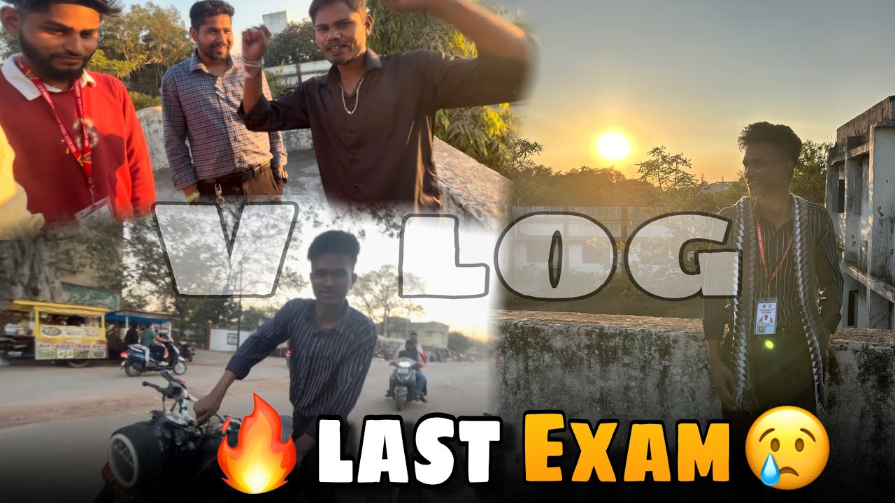 Last Exam Done ✔️ College Dosti Ka Aakhri Din