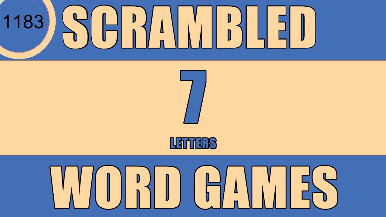 Scrambled Word Games-  | Can you guess all scrambled words? Jumbled Words| Guess the Word Games