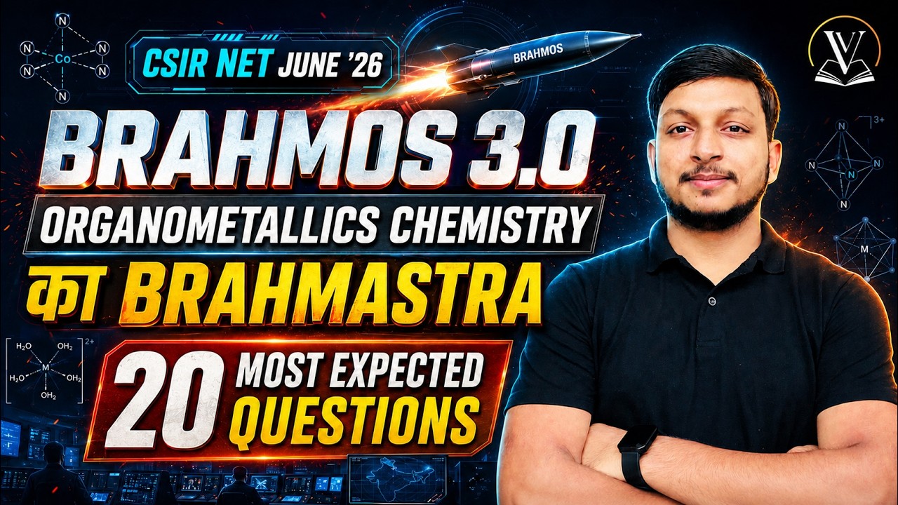 Organometallic Chemistry Brahmastra | 20 Most Expected Questions| CSIR NET June 2026 BRAHMOS 3.O
