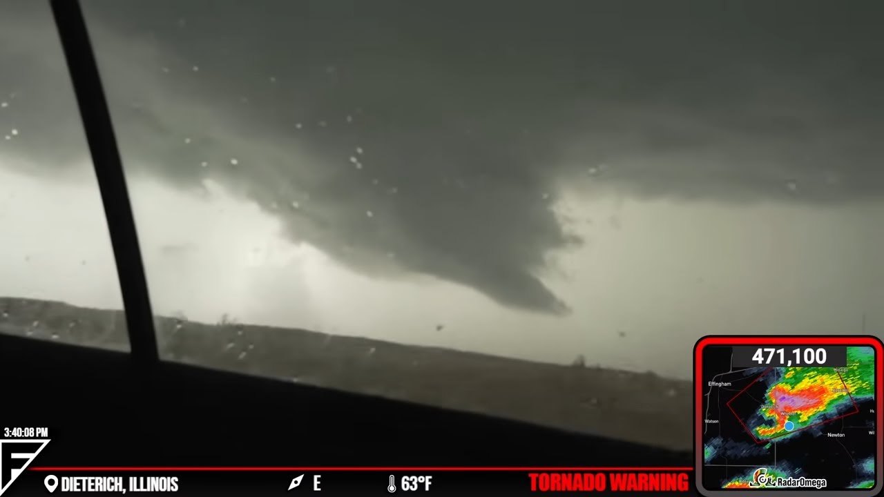 LIVE Storm Chasers - STRONG TORNADO THREAT - Ohio River Valley