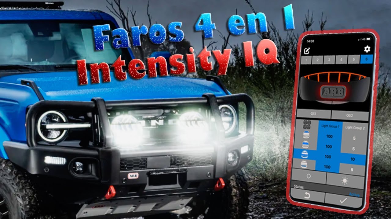 Faros 4 en 1 especiales para 4x4, modelos Intensity IQ ARB. Os enseñamos el Unboxing a fondo ...