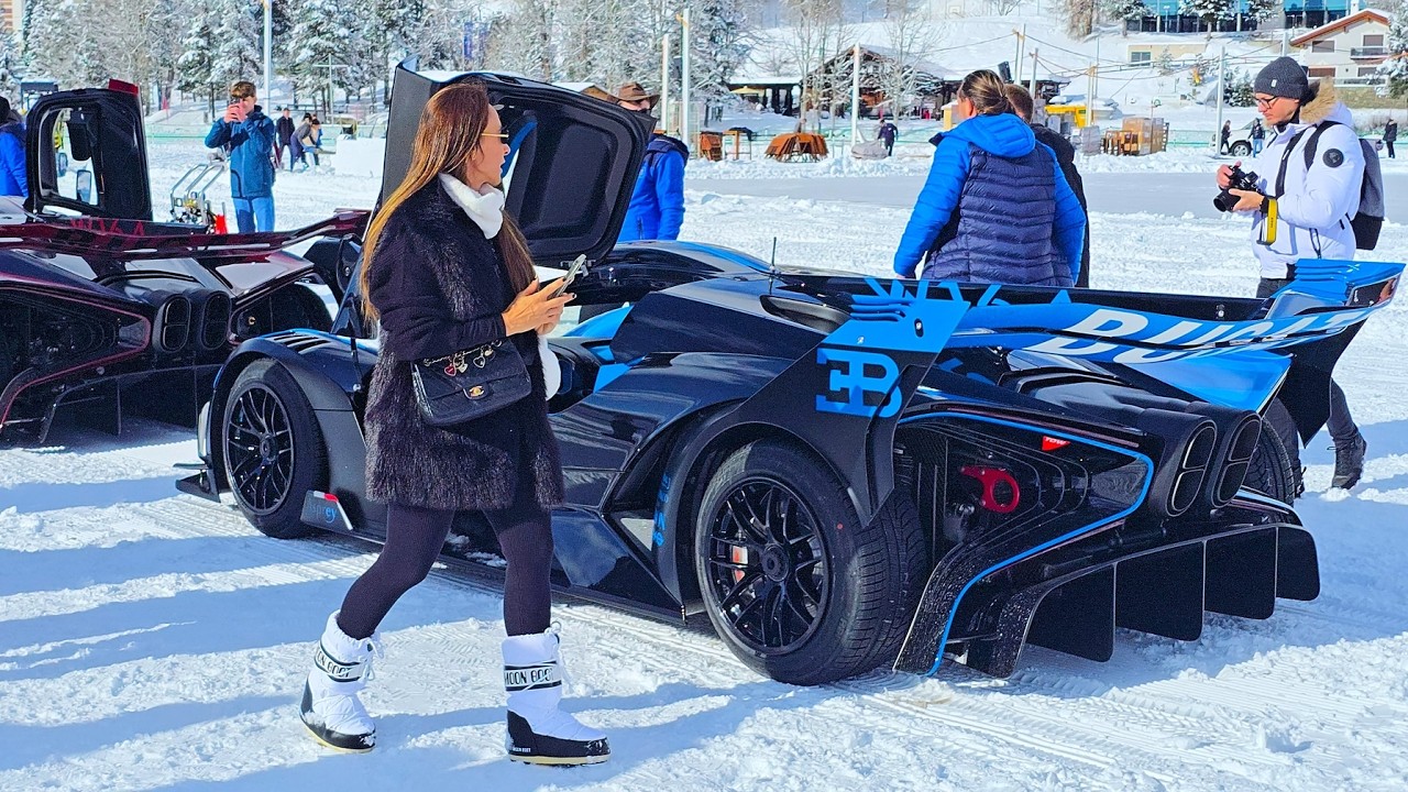 The ICE St.Moritz 2026 SUPERCARS,HYPERCARS and MOST EXPENSIVE CARS IN THE WORLD