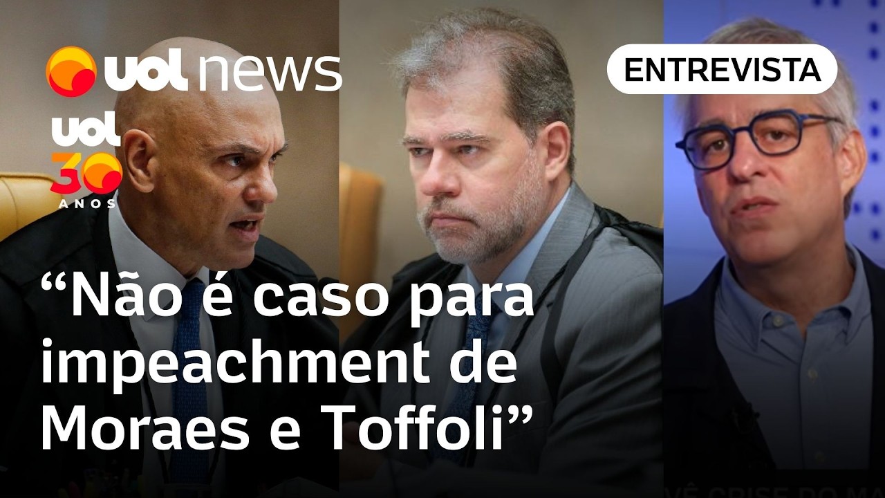 Master: não é para impeachment de Moraes e Toffoli, mas de mais transparência do STF, diz professor