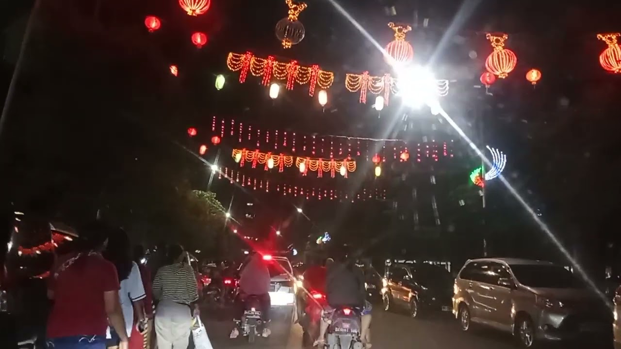 Kota siantar di malam hari