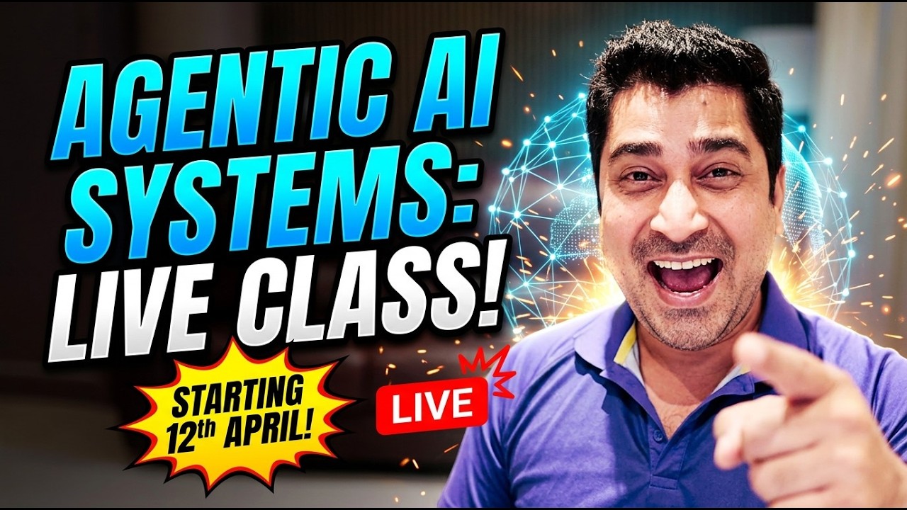 מערכות בינה מלאכותית של סוכנות | שיעור בשידור חי מתחיל ביום ראשון הקרוב #euron