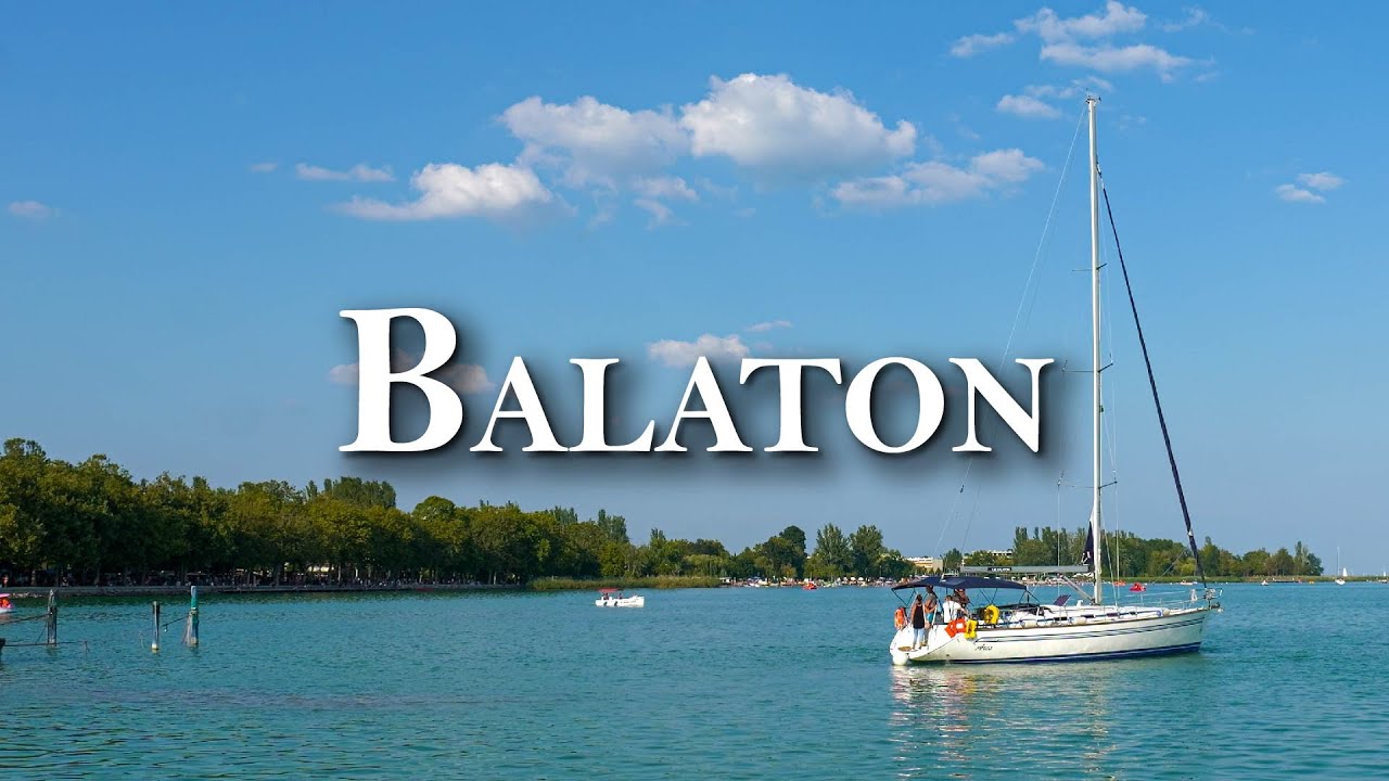 Hottest day in Balatonf&uuml;red - wine festival month, DJ playing music, heat | 4K