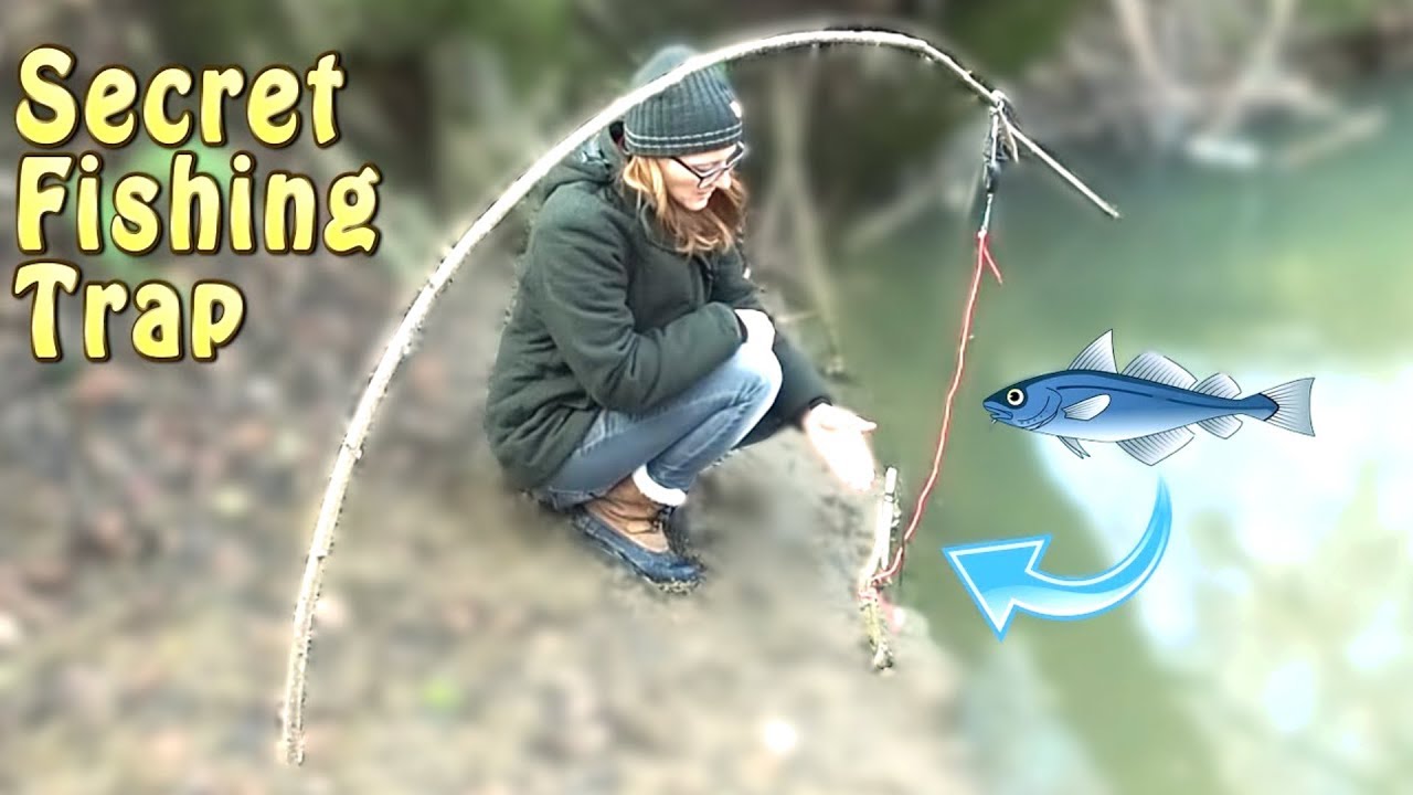A trap which does the fishing for you