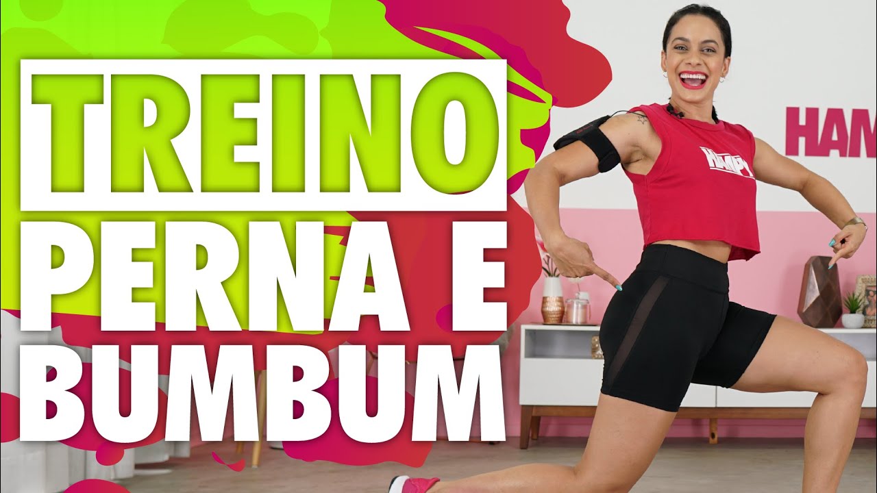 TREINO EM CASA PERNA E BUMBUM - Hampy