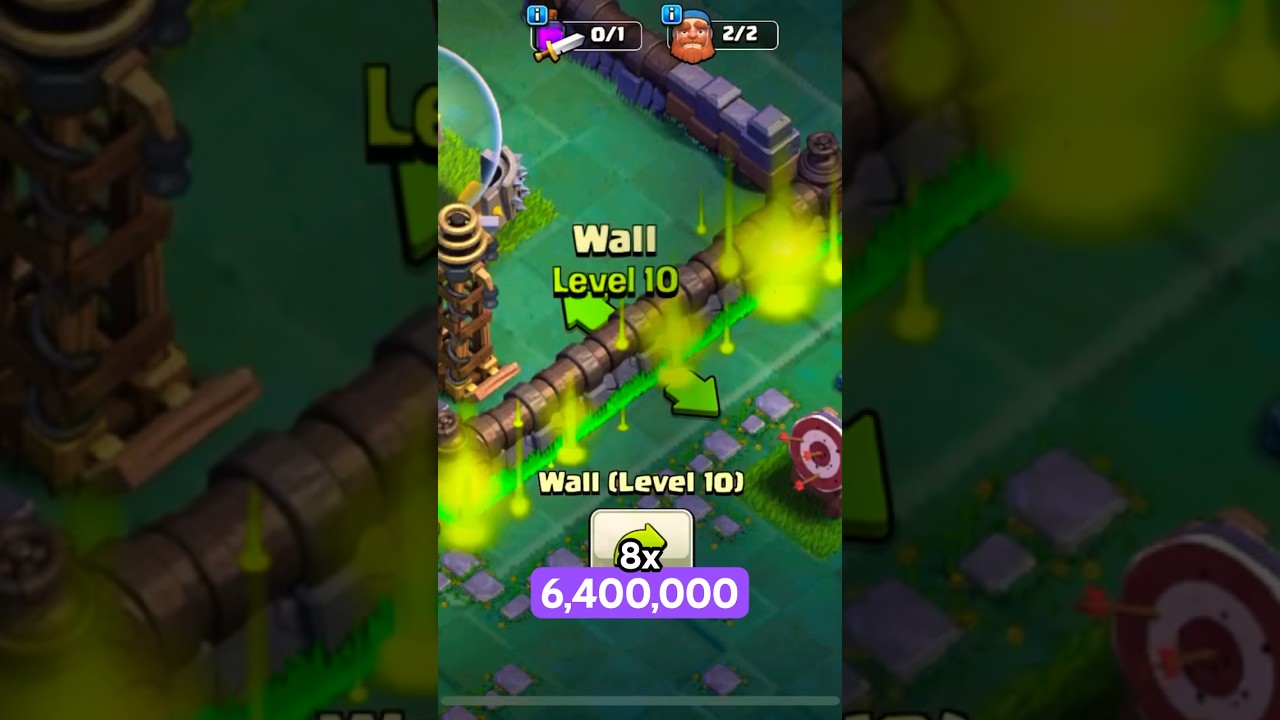 6,500,000 Elixir on Walls #bh10 #clashofclans #cocbuilderbase