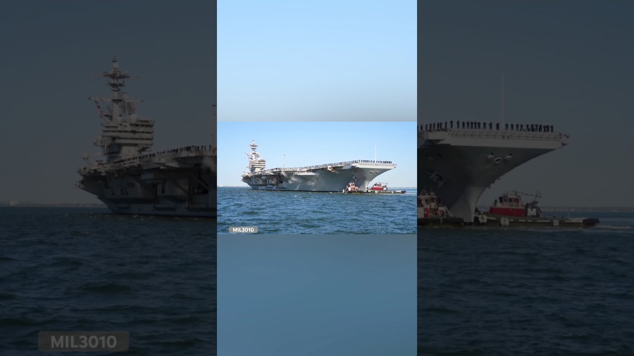 USS George H.W. Bush (CVN 77) Departs Naval Station Norfolk