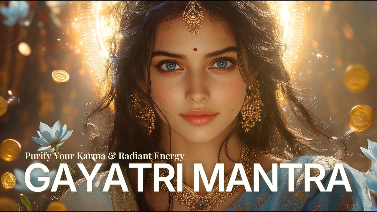 ☀️𝟏𝟎𝟖 𝐓𝐈𝐌𝐄𝐒  A Scattered Mind Finding Stillness — Gayatri Mantra Support for ADHD Focus & Calm