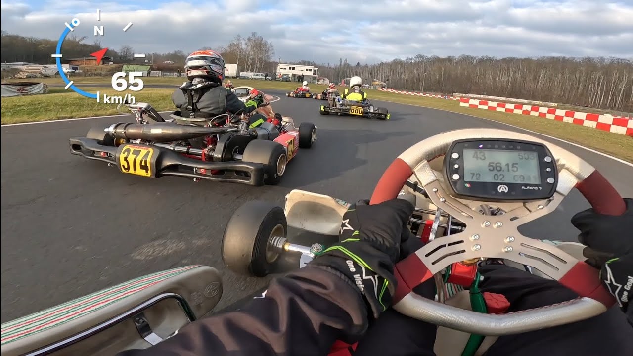 Rok Cup Germany Round 1 Kerpen Saturday Practice|  Kerpen Onboard