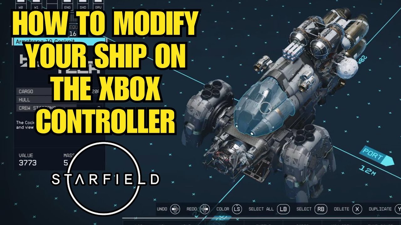 How To Modify Your Ship in Starfield On the Xbox Controller