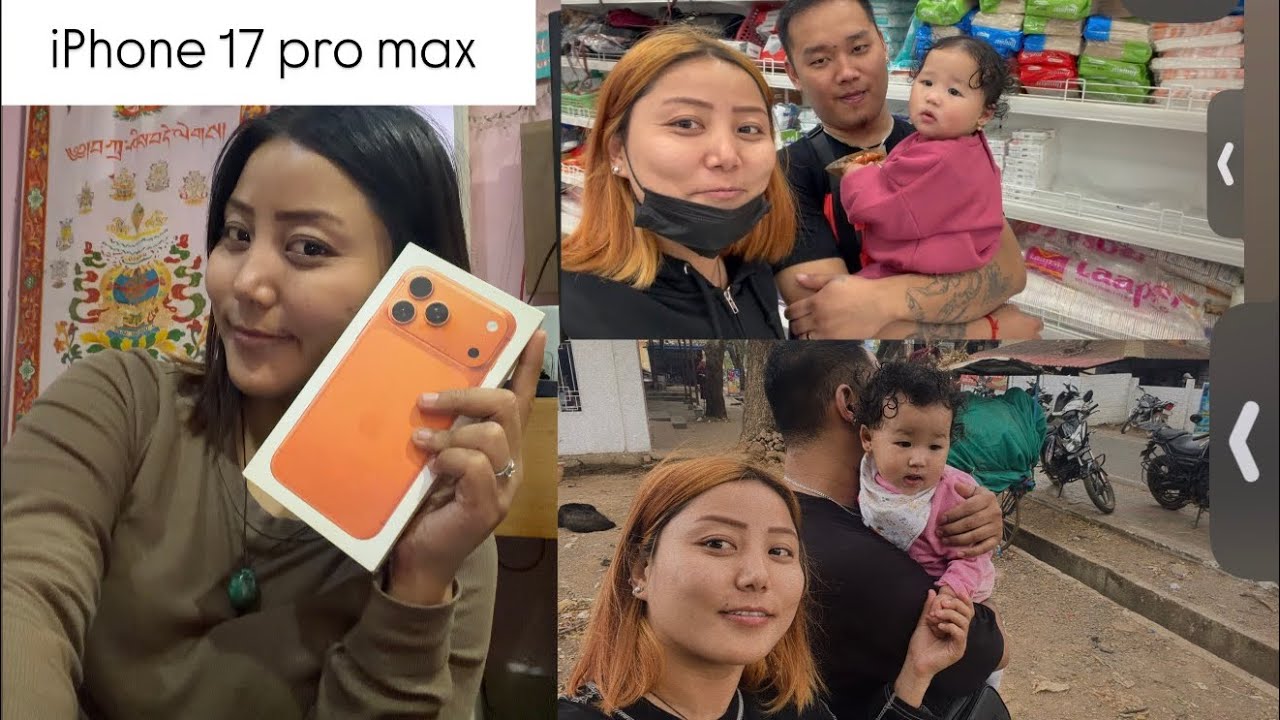 UNBOXING IPhone 17 pro max thank you 🥰❤️🫶🏻 #mundgod #tibetanvlogger #unboxing #subscribe