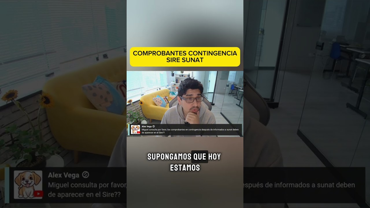 Comprobantes Contingencia en SIRE