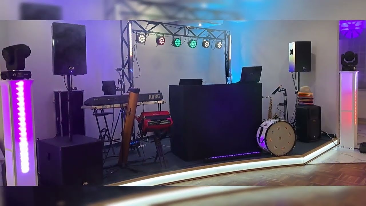 Weselny Klimat  Hej Wesele. Akordeon Wodzirej, Saksofon, Biesiada przy stołach, Oczepiny, Zabawy