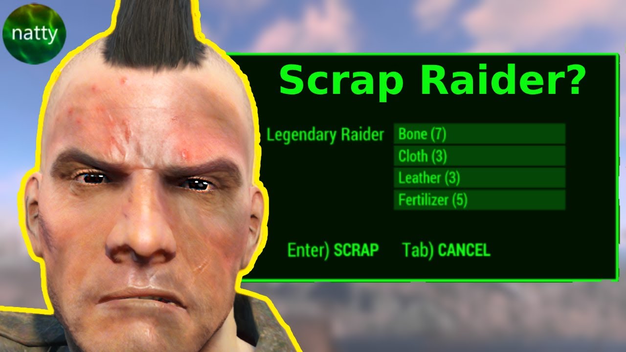Fallout 4, but I can Scrap Everything