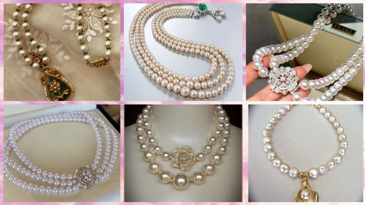 🪩✨Most beautiful pearl jewellery video 🪩||  Live jewellery collection video| #pearl #jewellery #yt 