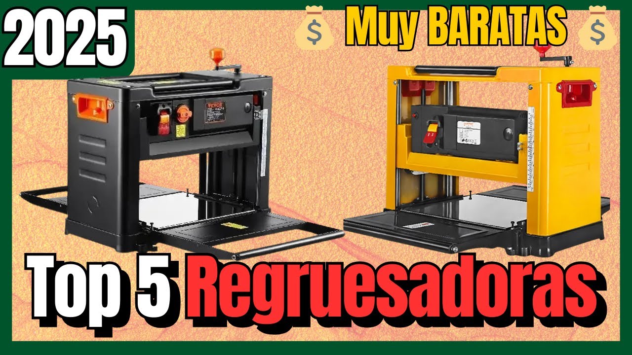 🔥 Las 5 mejores REGRUESADORAS BARATAS de Aliexpress [2025] Cepilladora Gruesa de Madera Eléctrica