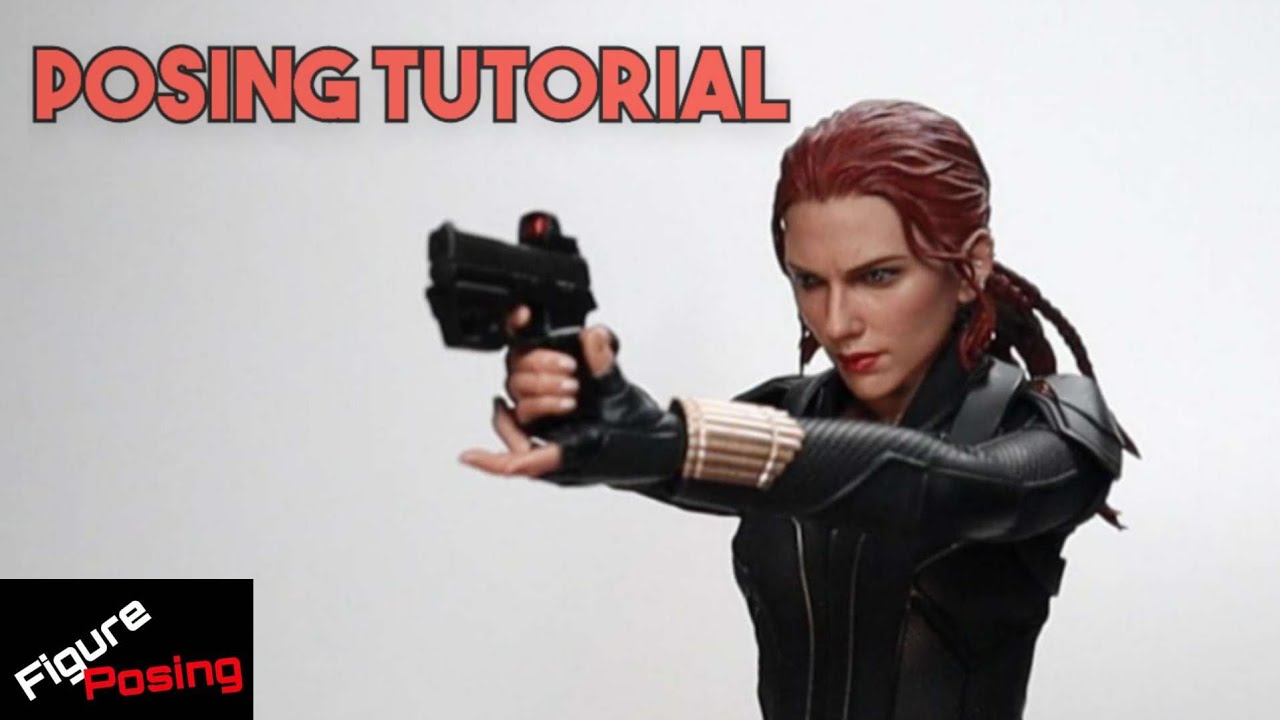 Figure Posing Tutorial: Hot Toys Black Widow (black solo movie version)