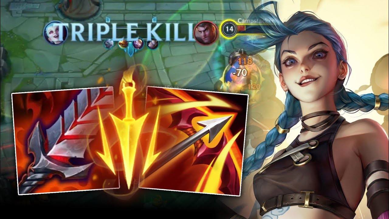 WILD RIFT: PATCH 5.1C JINX ADC GAMEPLAY | 17 KILLS