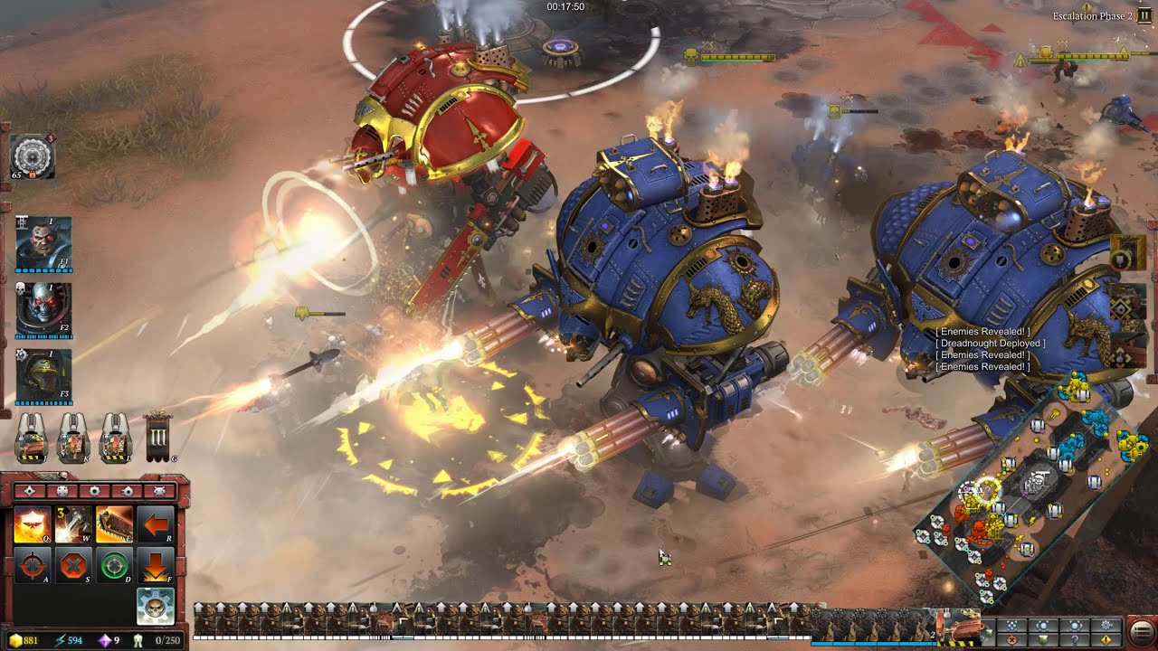 Space Marines vs Orks - Movie Marines Mod - Massive Battle - 4K Quality - WH 40K Dawn Of War 3