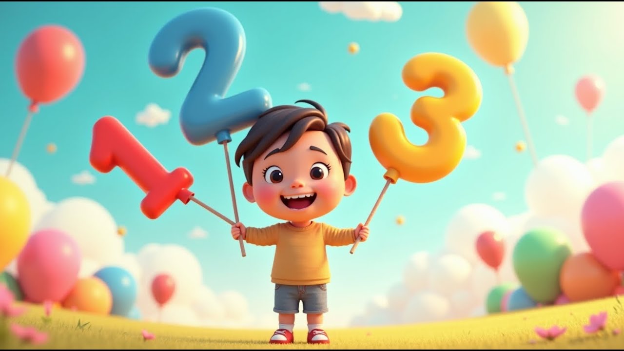 Learn Numbers 1–10 with Balloons 🎈 | Colorful Balloon Counting Song for Kids | MangoVilleKids