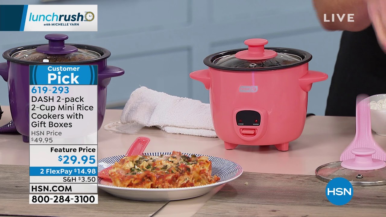 DASH   2pack 2Cup Mini Rice Cookers with Gift Boxes