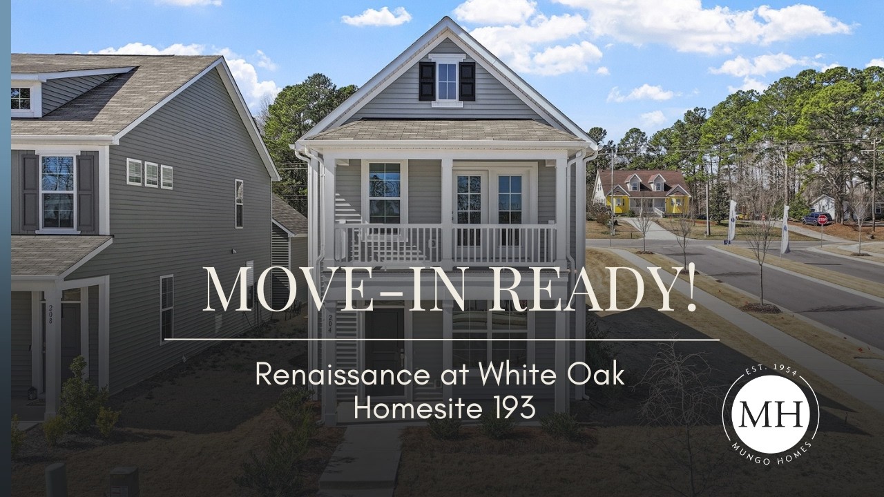 MOVE-IN READY New Home in Garner, NC by Mungo Homes! 204 White Oak Garden Way