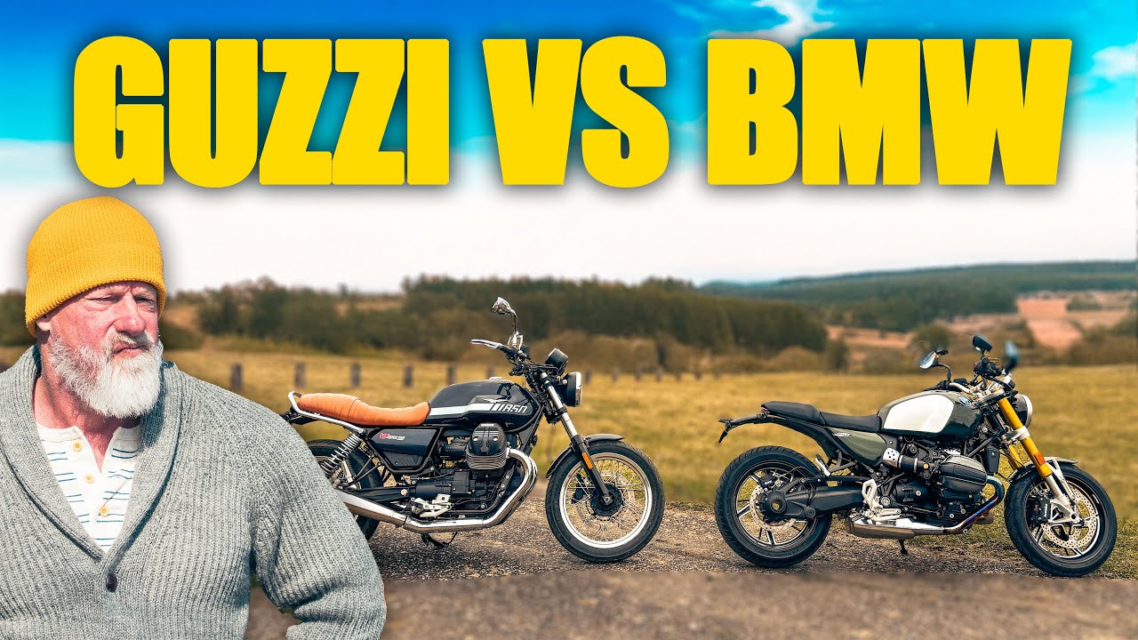 BMW R12 NineT vs Moto Guzzi V7: The Test Ride that ENDED IN DISASTER!