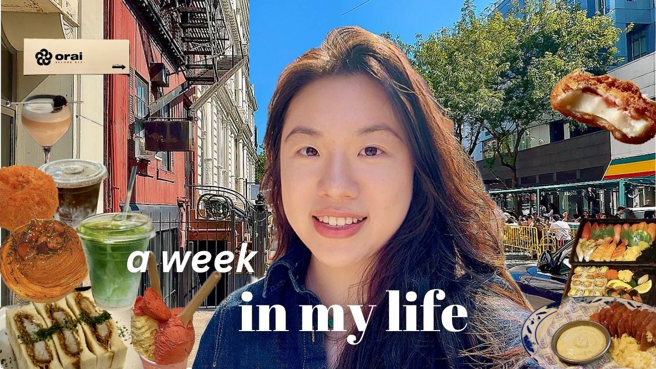 A week in my life living in New York: exploring hidden jazz bar, cafes, and bakeries 🍮
