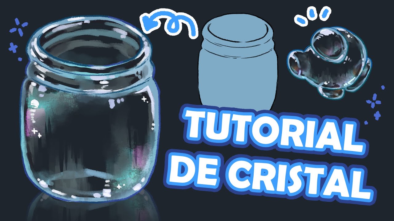 🎨💙 C&Oacute;MO DIBUJAR CRISTAL ✨🌠 &iexcl;Tutorial expr&eacute;s en digital!