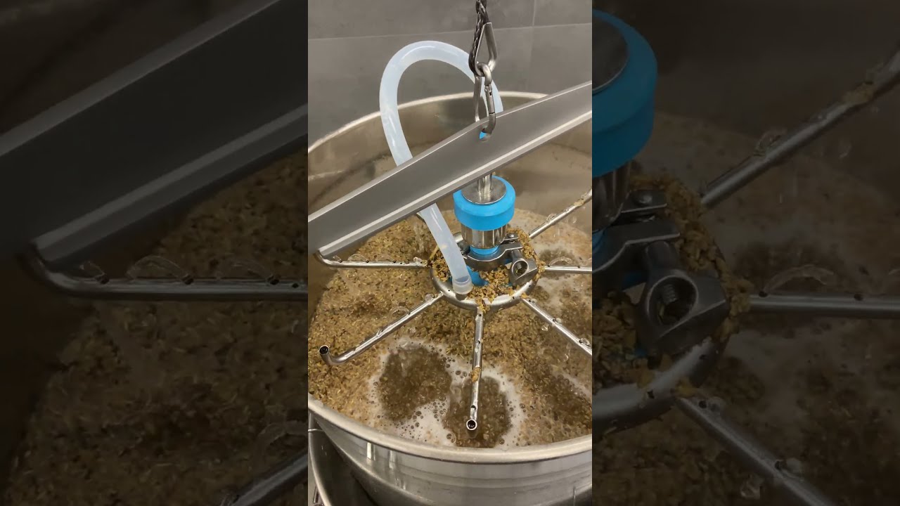 Sparging witch the Brewtools B80 Pro💦