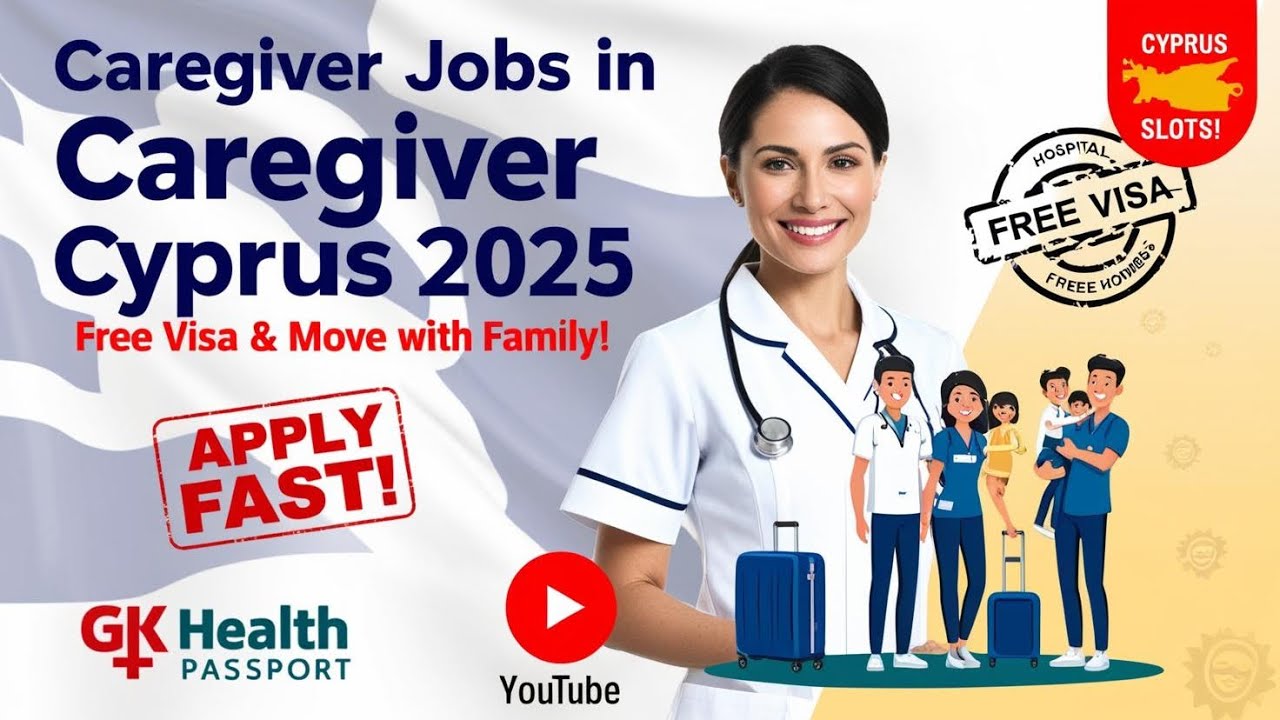 Pflegekr&auml;fte-Jobs in Zypern 🇨🇾2025 | Verdienen Sie 3.500 &euro;/Monat mit kostenlosem Visum und Famili...