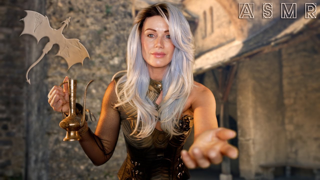 ASMR Medieval Fantasy Role Play | WARRIOR takes care of DRAGON (psst.. that's you!) 🐉